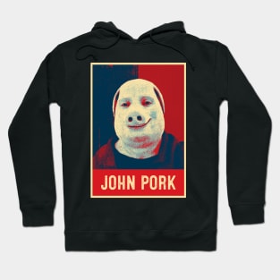 John Pork Vintage Retro Funny Meme Hoodie